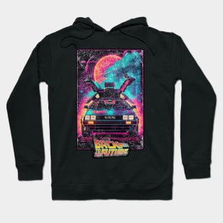 Back To The Future Delorean Vintage Modern Hoodie